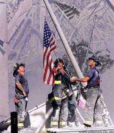 Firefighters on September 11, 2001